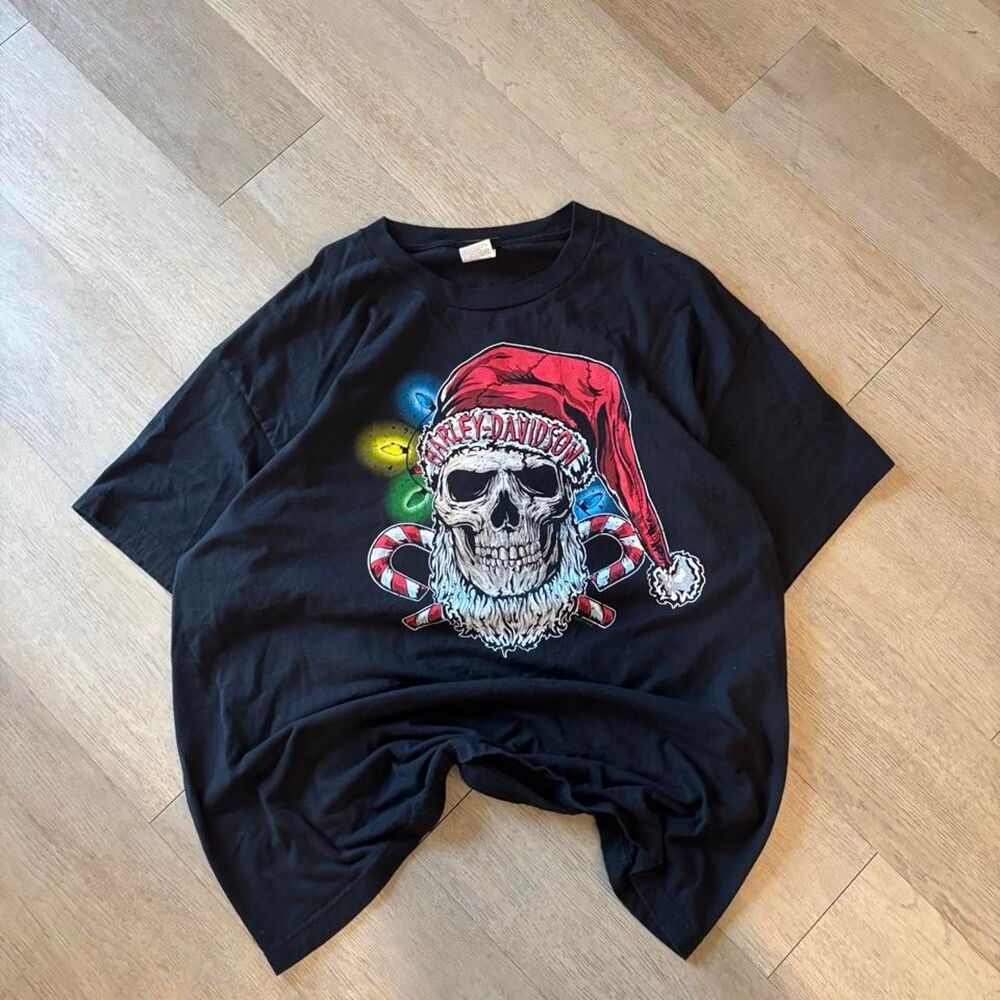 Harley-davidson Men's Black T-shirt
